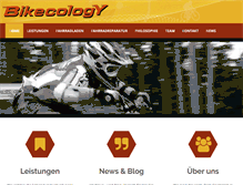 Tablet Screenshot of bikecology.de